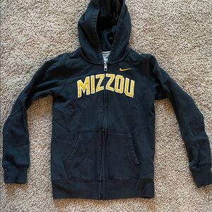 Mizzou Kids Black Nike Hoodie B156